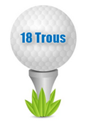 Pictogramme - Balle Golf - 18 Trous