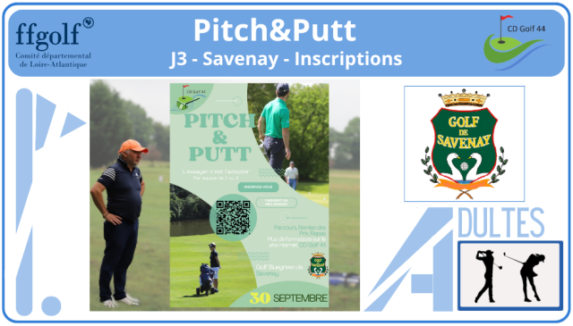Pitch & Putt - J3 - Inscriptions
