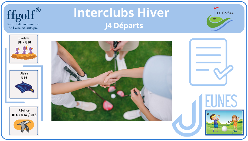 Interclubs Hiver Jeunes - Adultes - J4 -Départs