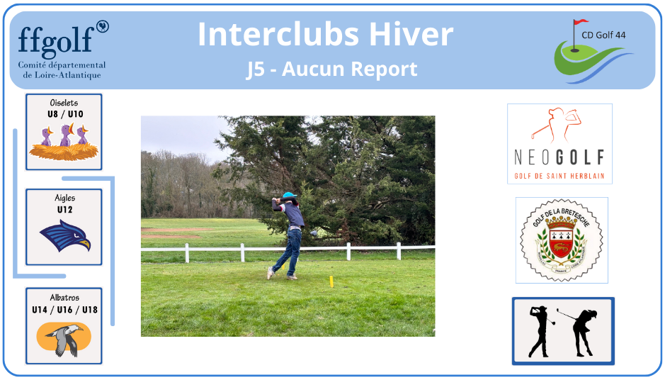 Interclubs Hiver Jeunes - Adultes - J5 -Reports et Solutions
