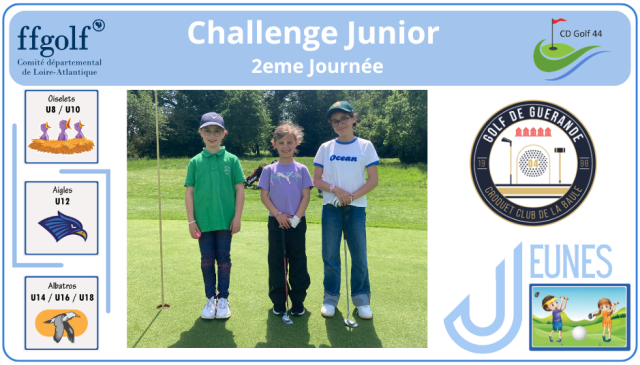 Challenge Junior - J3 - Départs